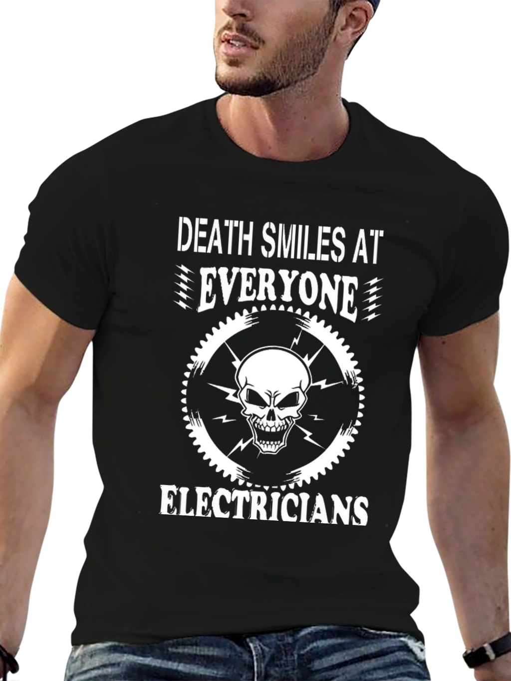 Death Smiles Electricians T-Shirt