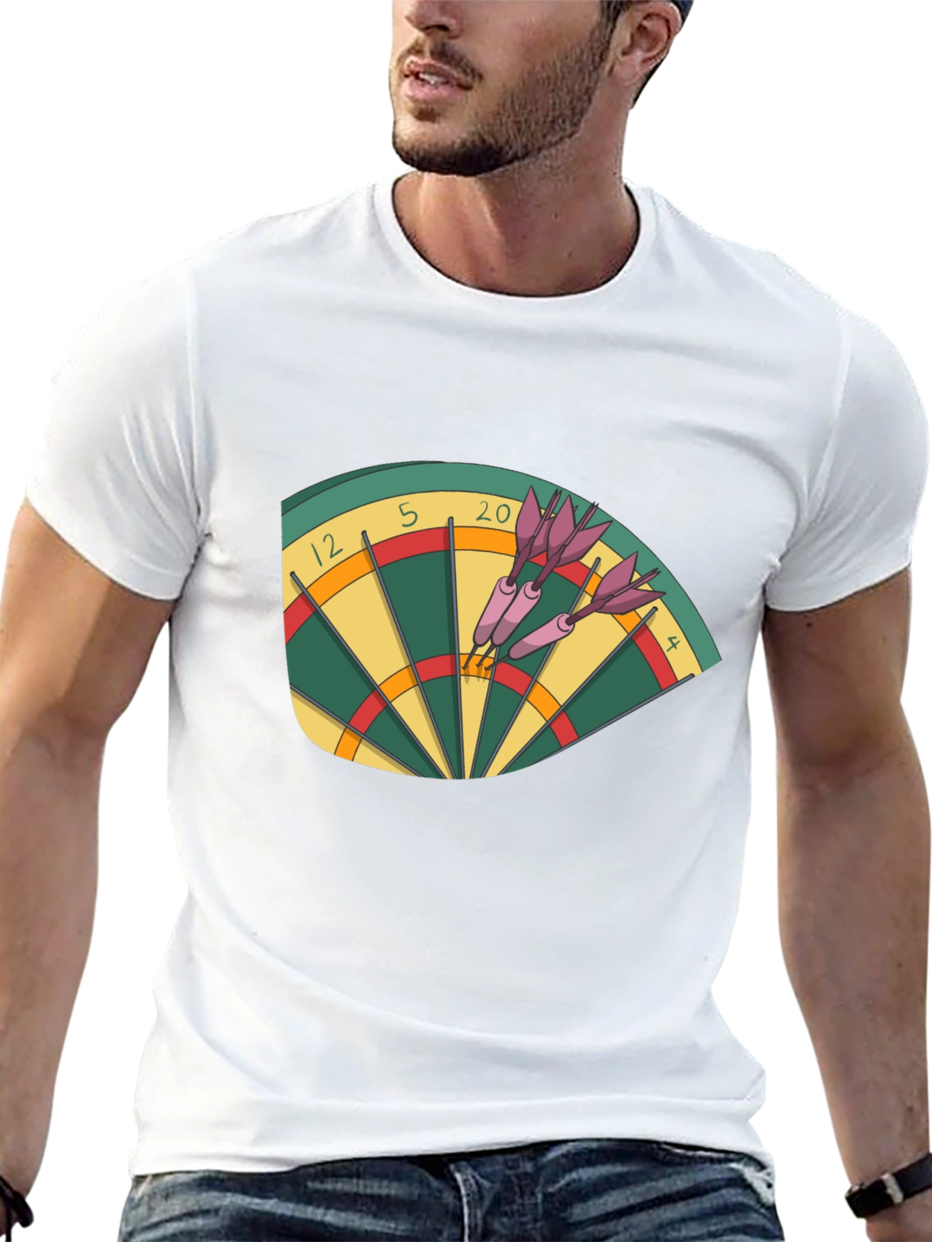 Darts T-Shirt - Bullseye Graphic Tee