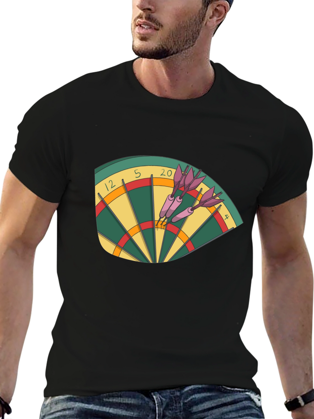 Darts T-Shirt - Bullseye Graphic Tee