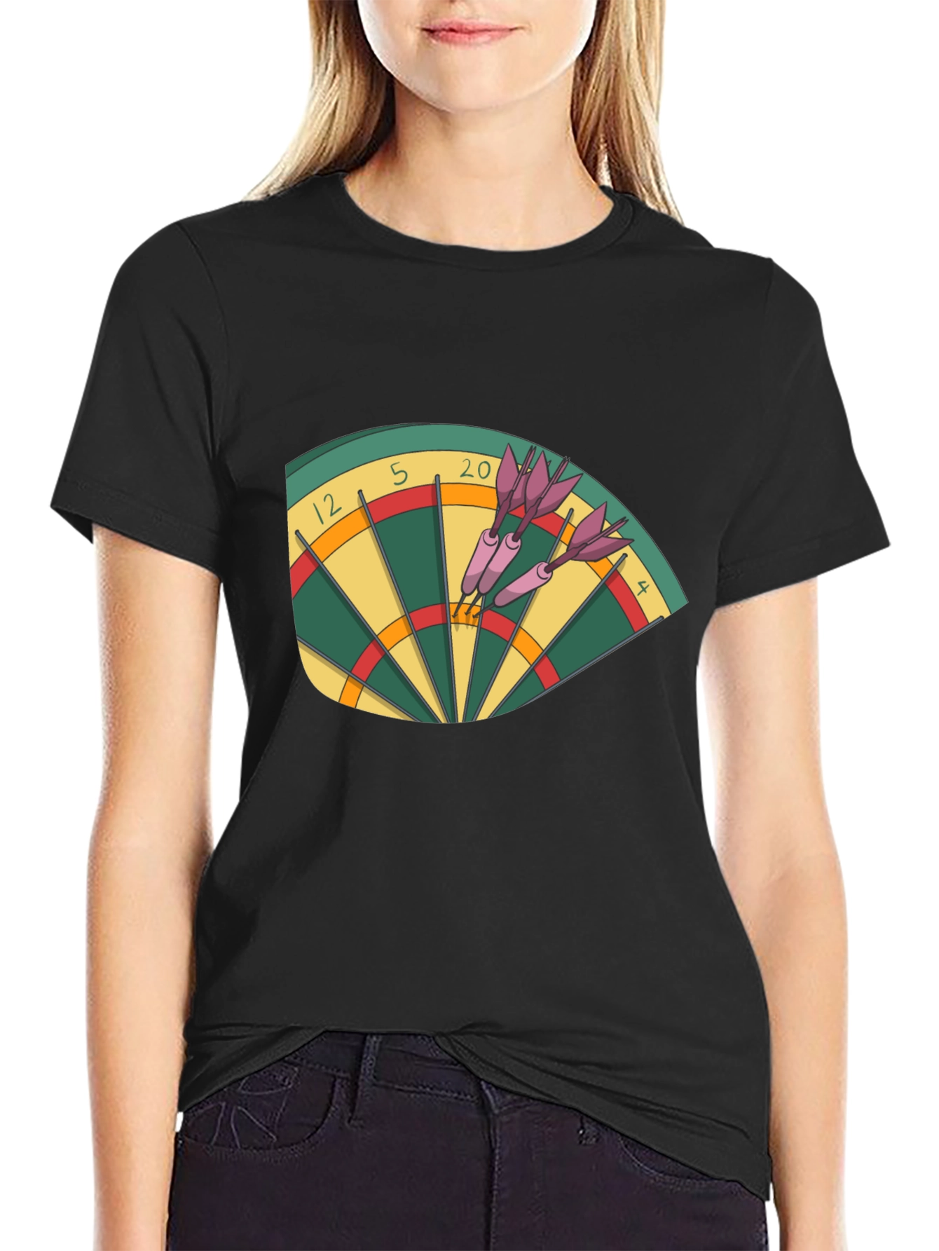 Darts T-Shirt - Bullseye Graphic Tee