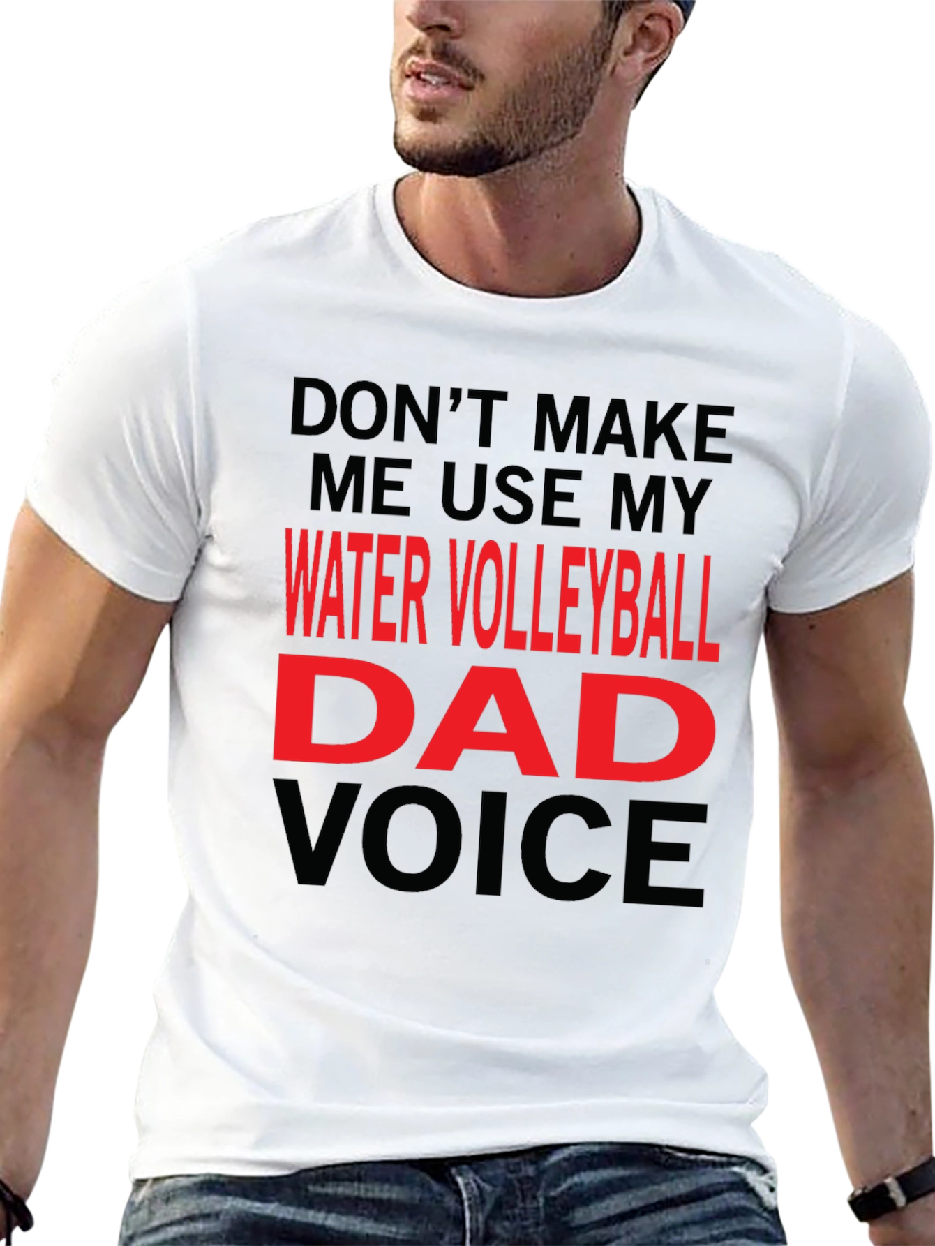 Water Volleyball Dad Voice T-Shirt