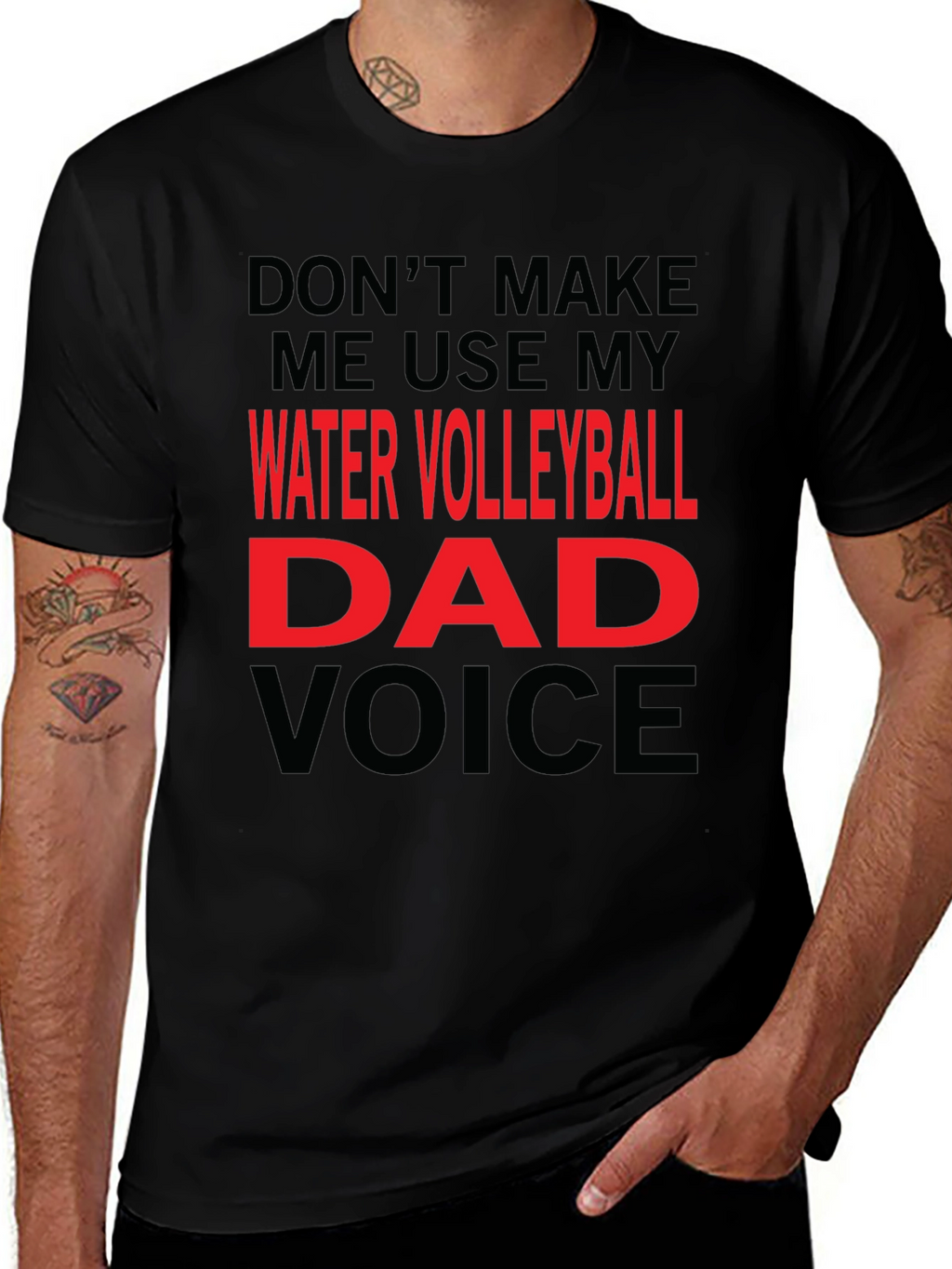Water Volleyball Dad Voice T-Shirt