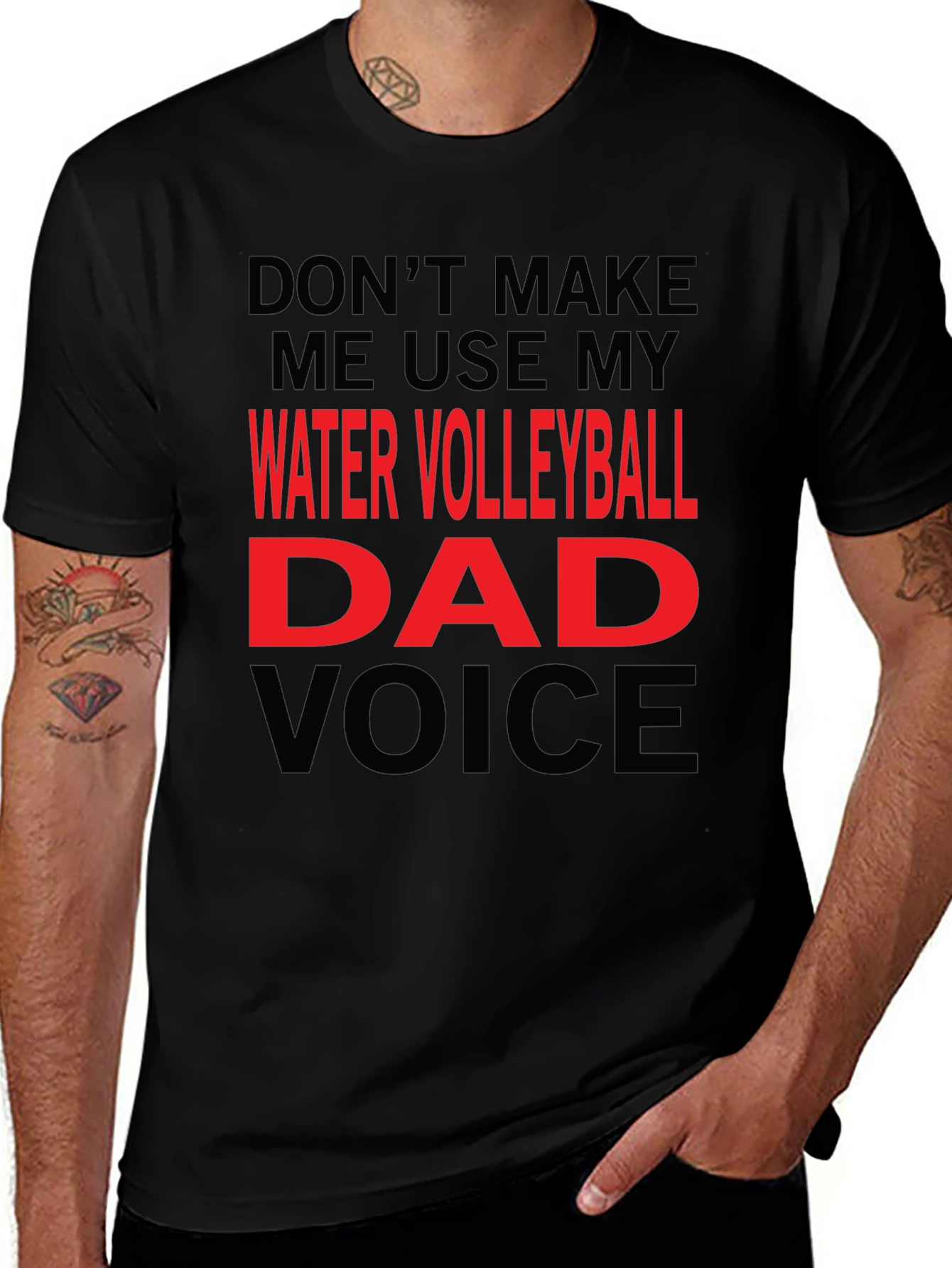 Water Volleyball Dad Voice T-Shirt