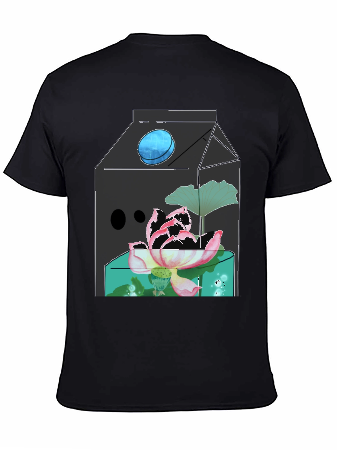 Lotus Milk Carton Graphic T-Shirt