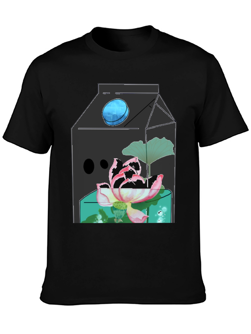 Lotus Milk Carton Graphic T-Shirt