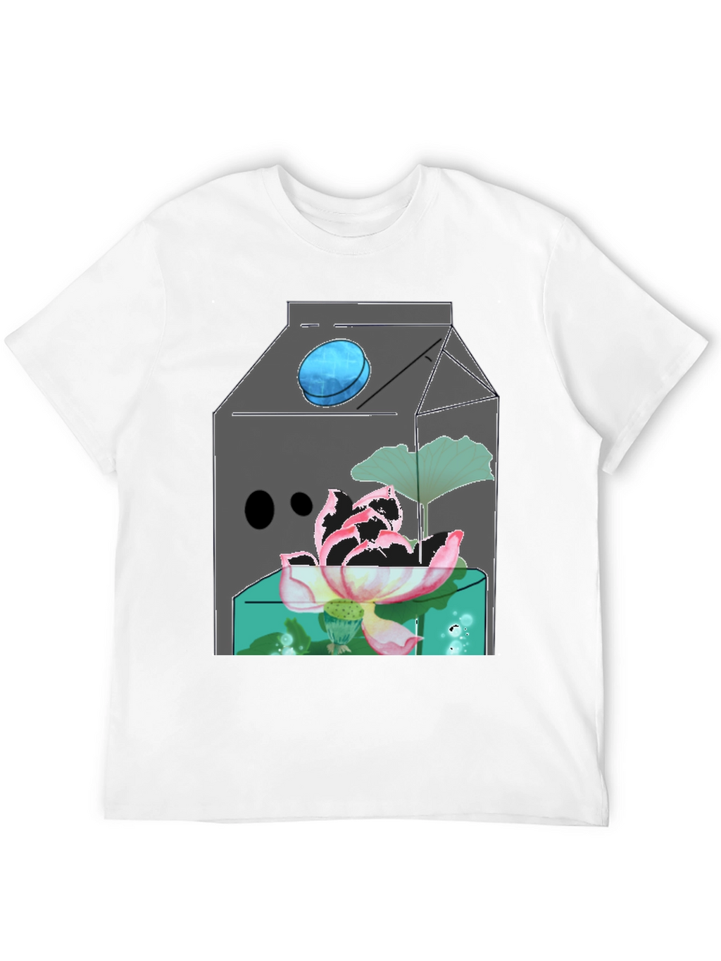 Lotus Milk Carton Graphic T-Shirt