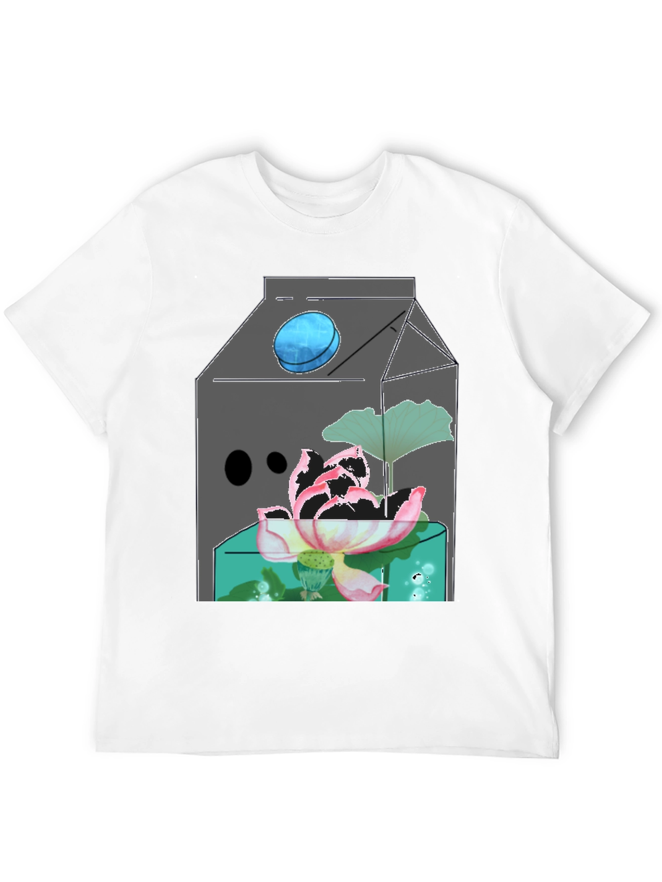 Lotus Milk Carton Graphic T-Shirt