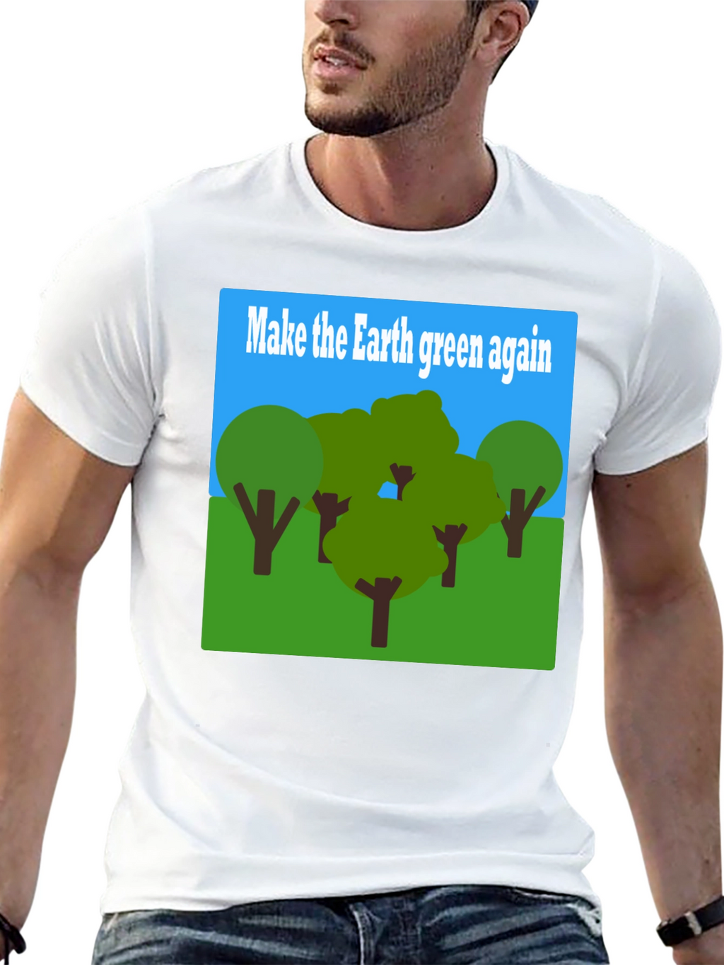 Earth Green Again Graphic T-Shirt - Environmental Tee