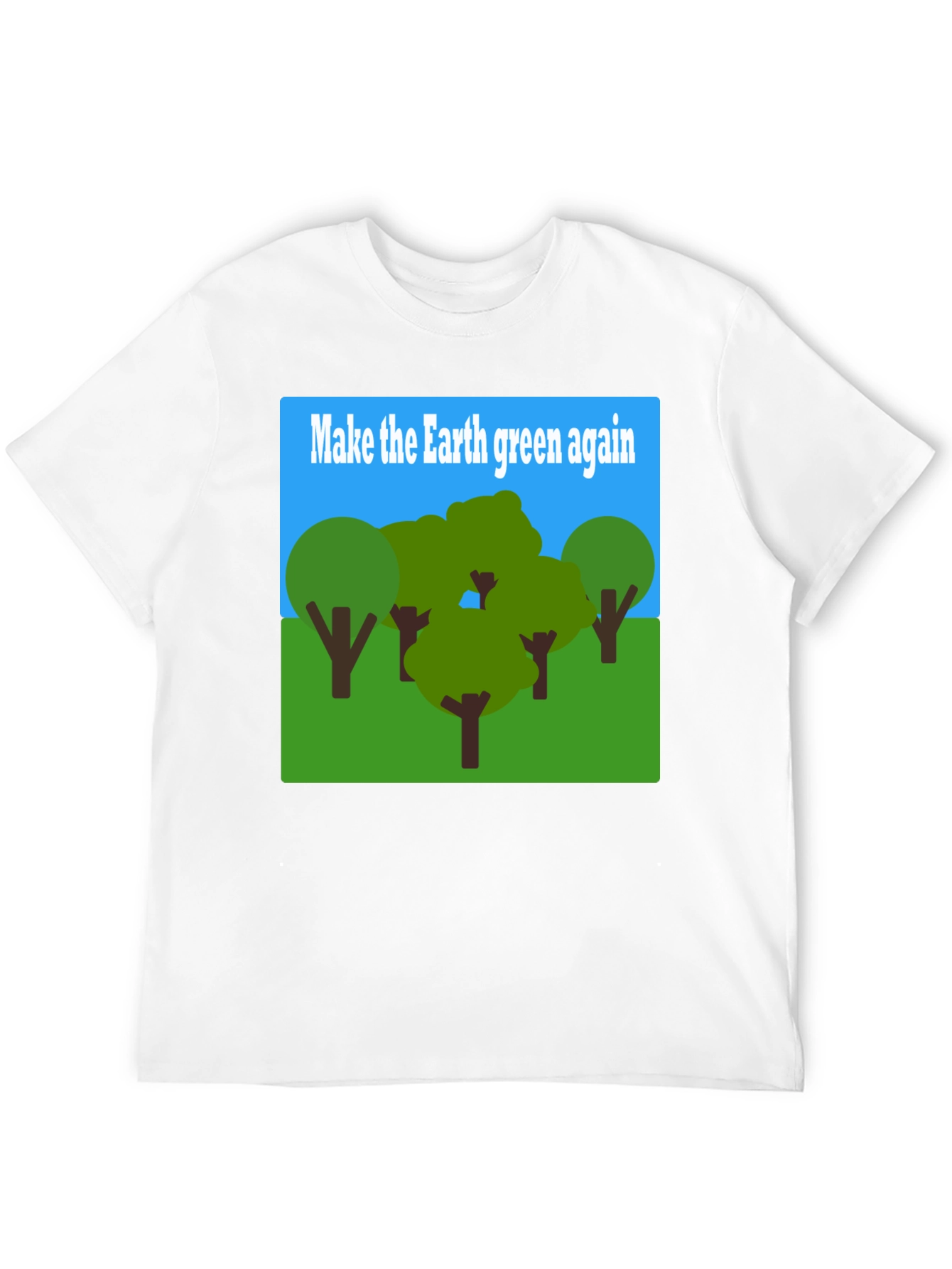 Earth Green Again Graphic T-Shirt - Environmental Tee