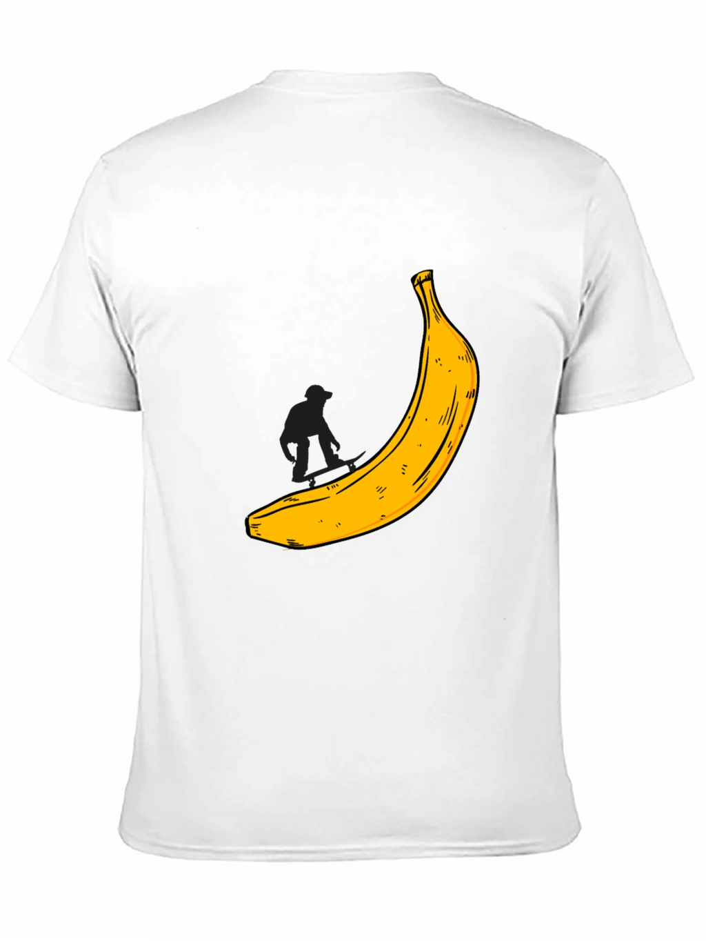 Banana Graphic T-Shirt - Black Cotton Tee