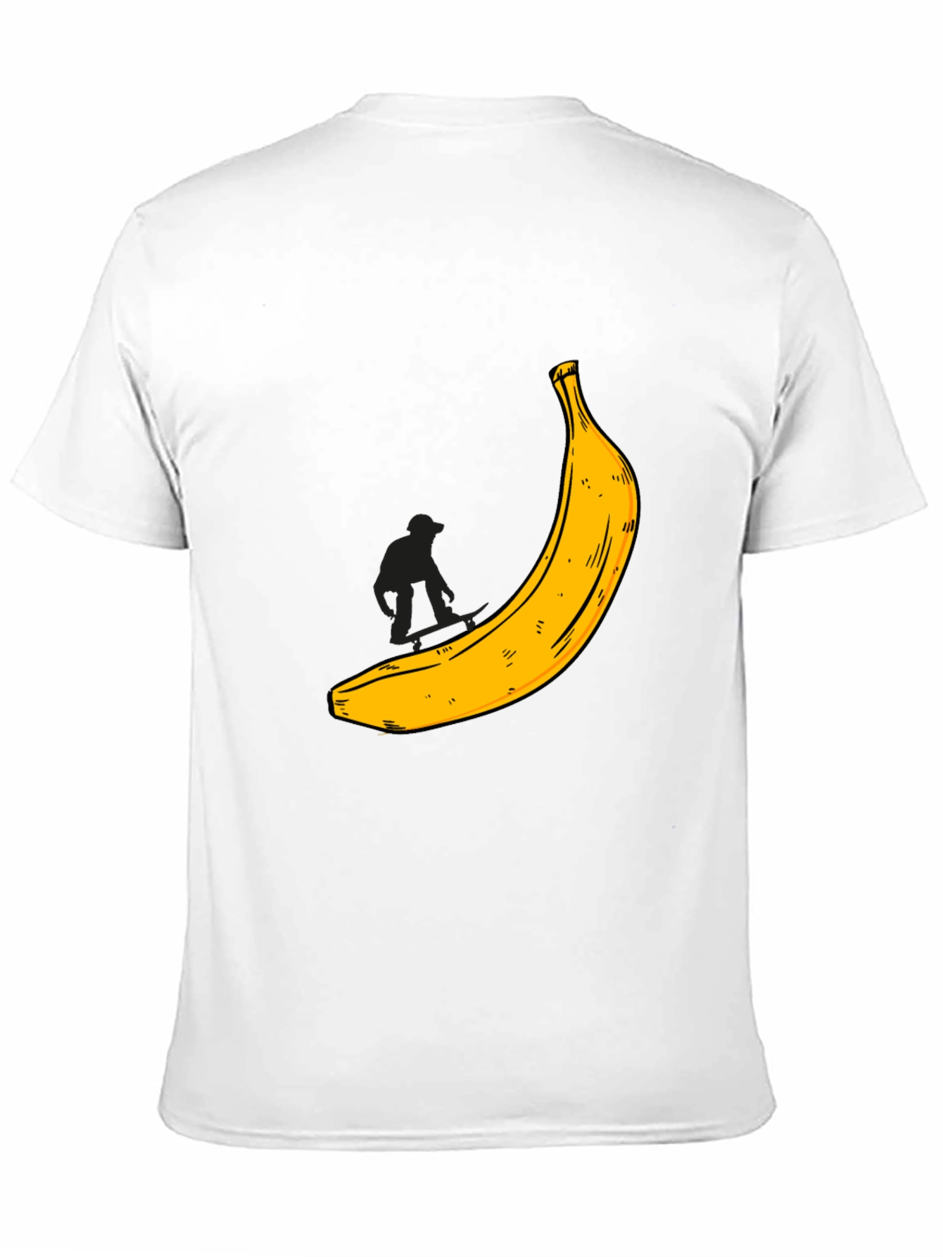 Banana Graphic T-Shirt - Black Cotton Tee