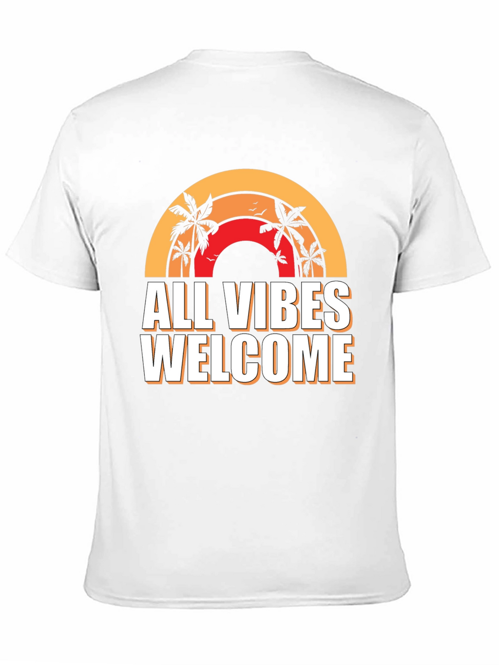 All Vibes Welcome Graphic Tee - Black