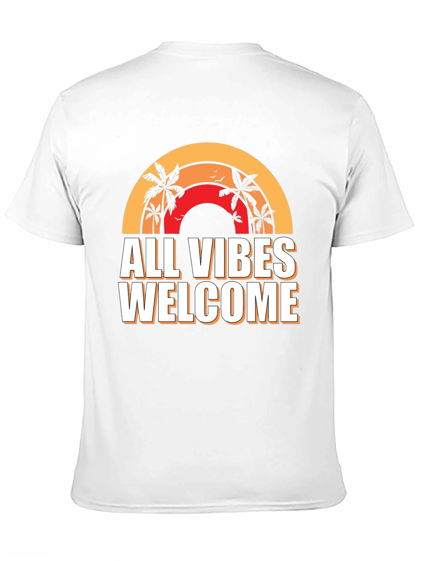 All Vibes Welcome Graphic Tee - Black