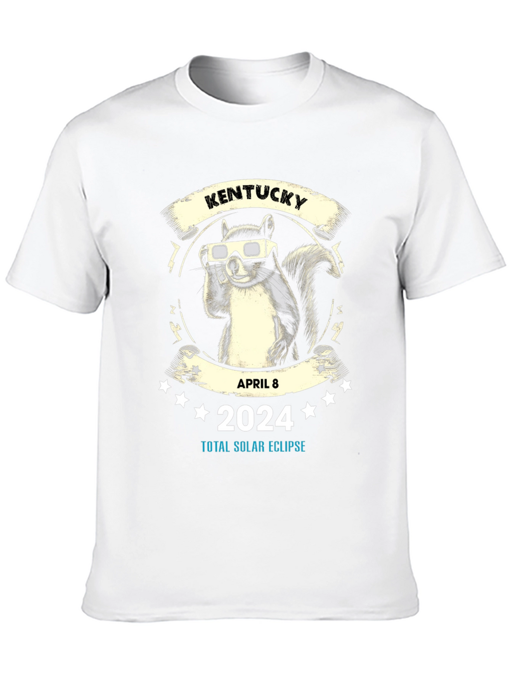 Kentucky Solar Eclipse 2024 Squirrel T-Shirt