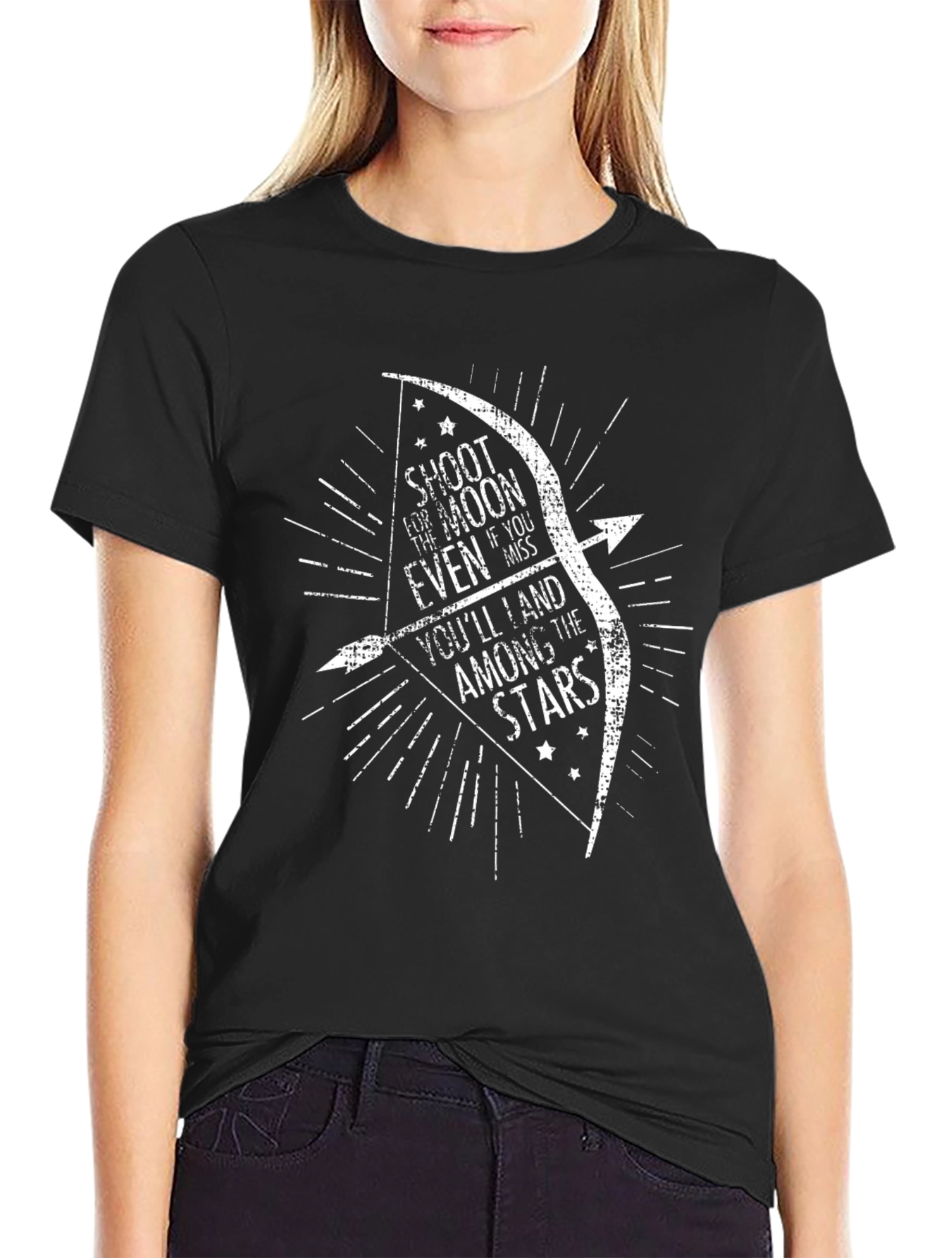Motivational Bow & Arrow Graphic Tee