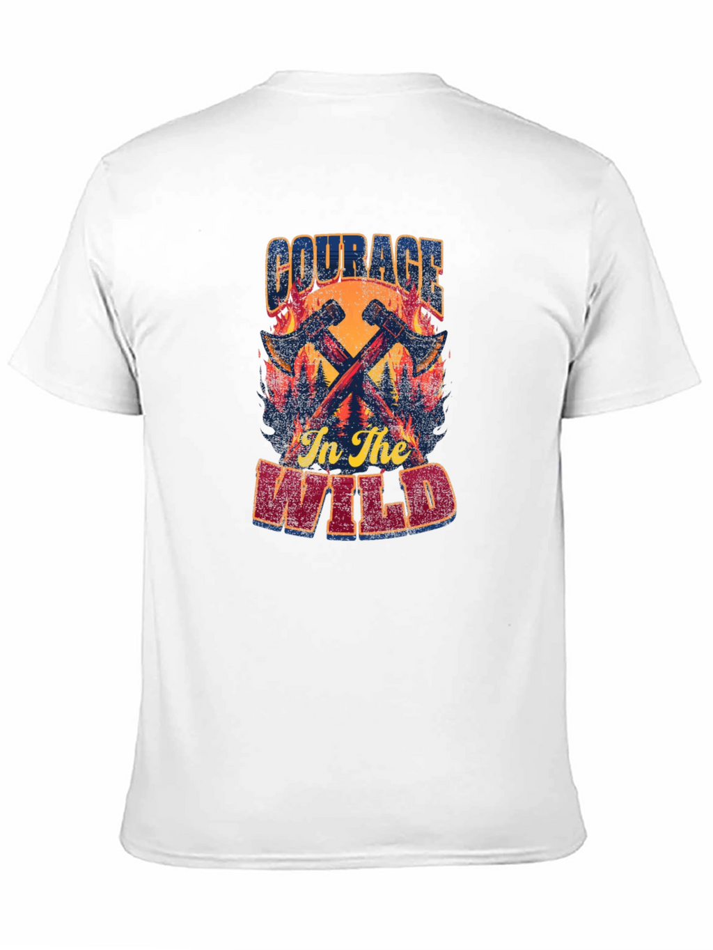 Courage in the Wild Graphic T-Shirt - Black