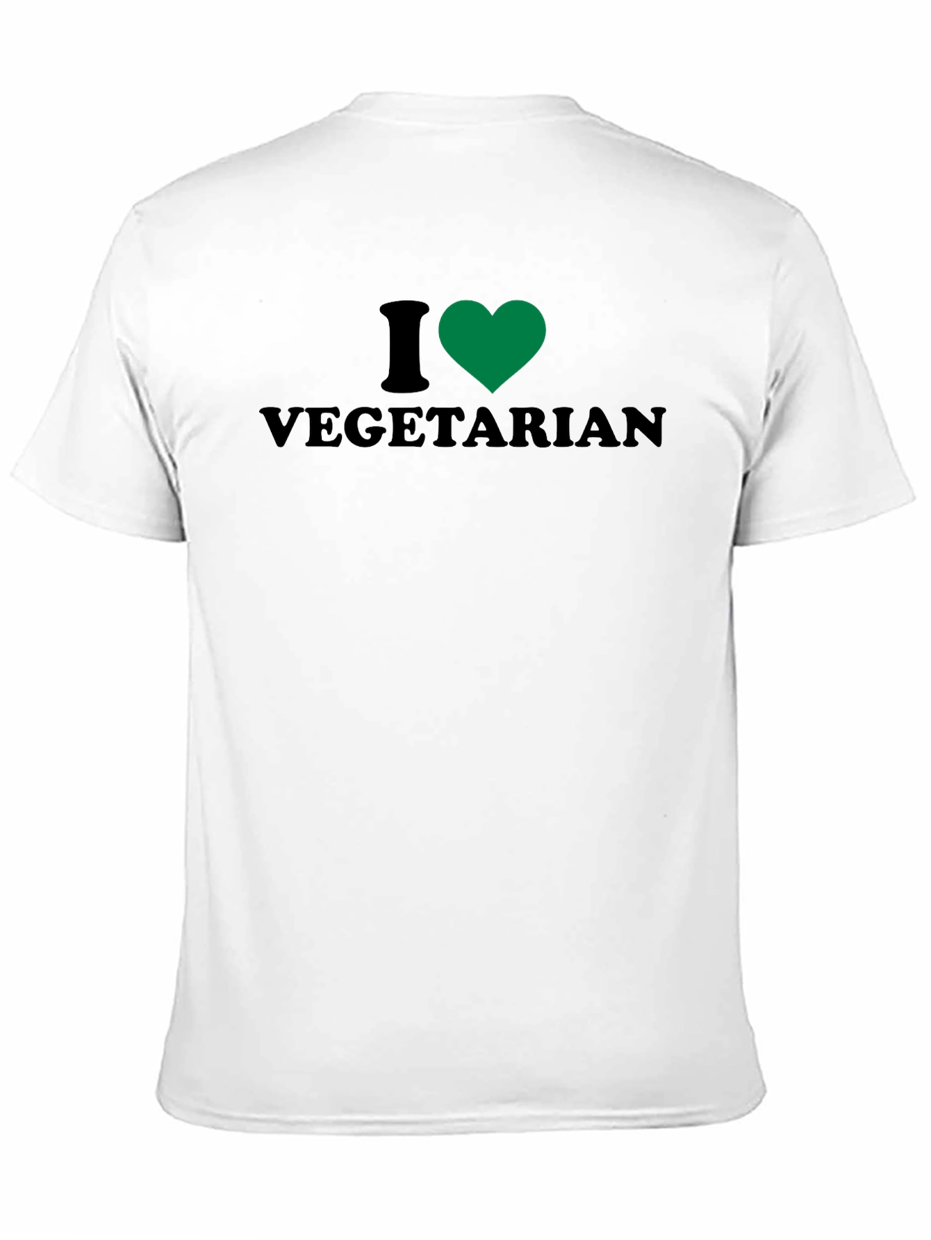 I Heart Vegetarian Black T-Shirt