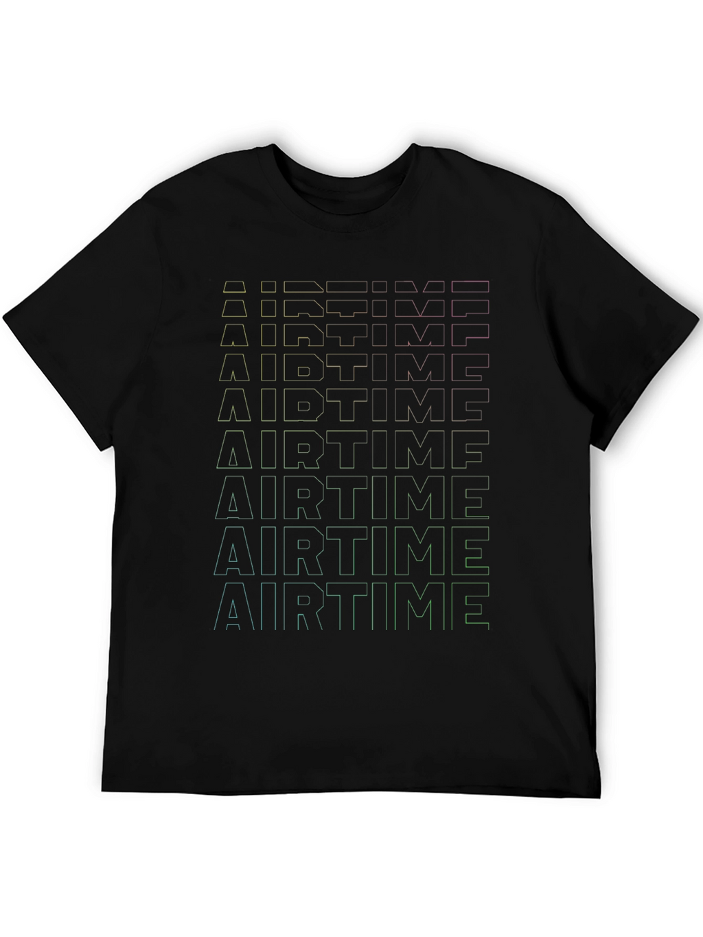 Airtime Graphic Print Black T-Shirt