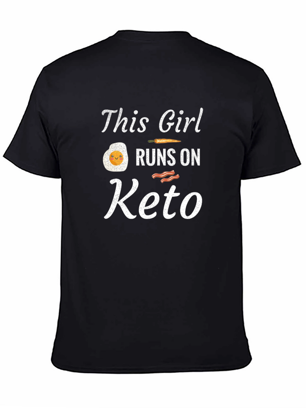 Keto Diet T-Shirt - Runs on Keto Graphic Tee