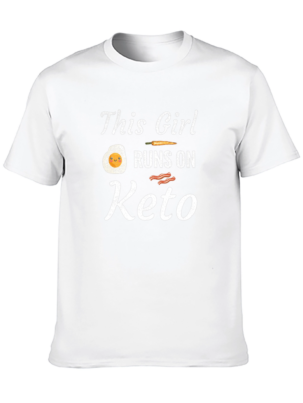 Keto Diet T-Shirt - Runs on Keto Graphic Tee
