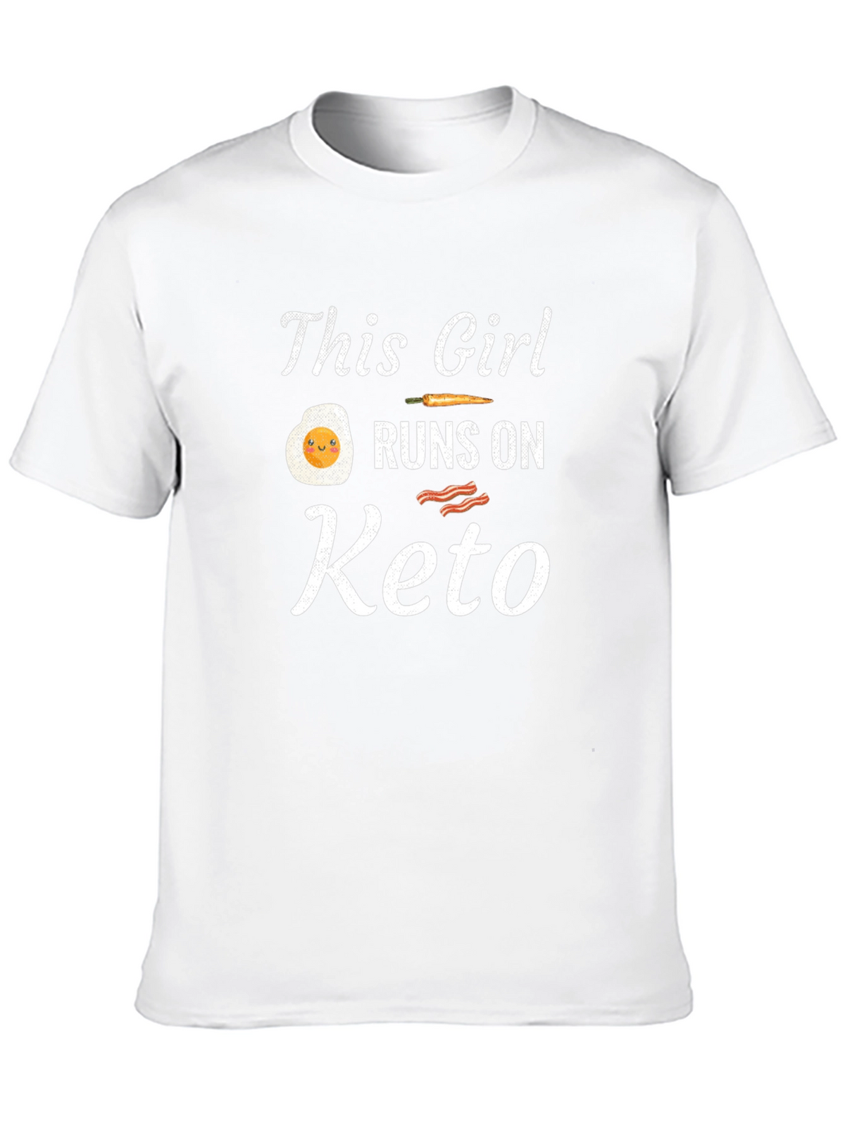 Keto Diet T-Shirt - Runs on Keto Graphic Tee