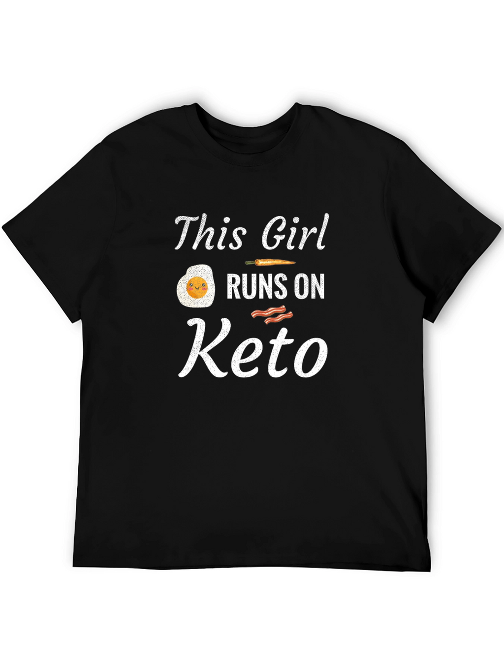 Keto Diet T-Shirt - Runs on Keto Graphic Tee