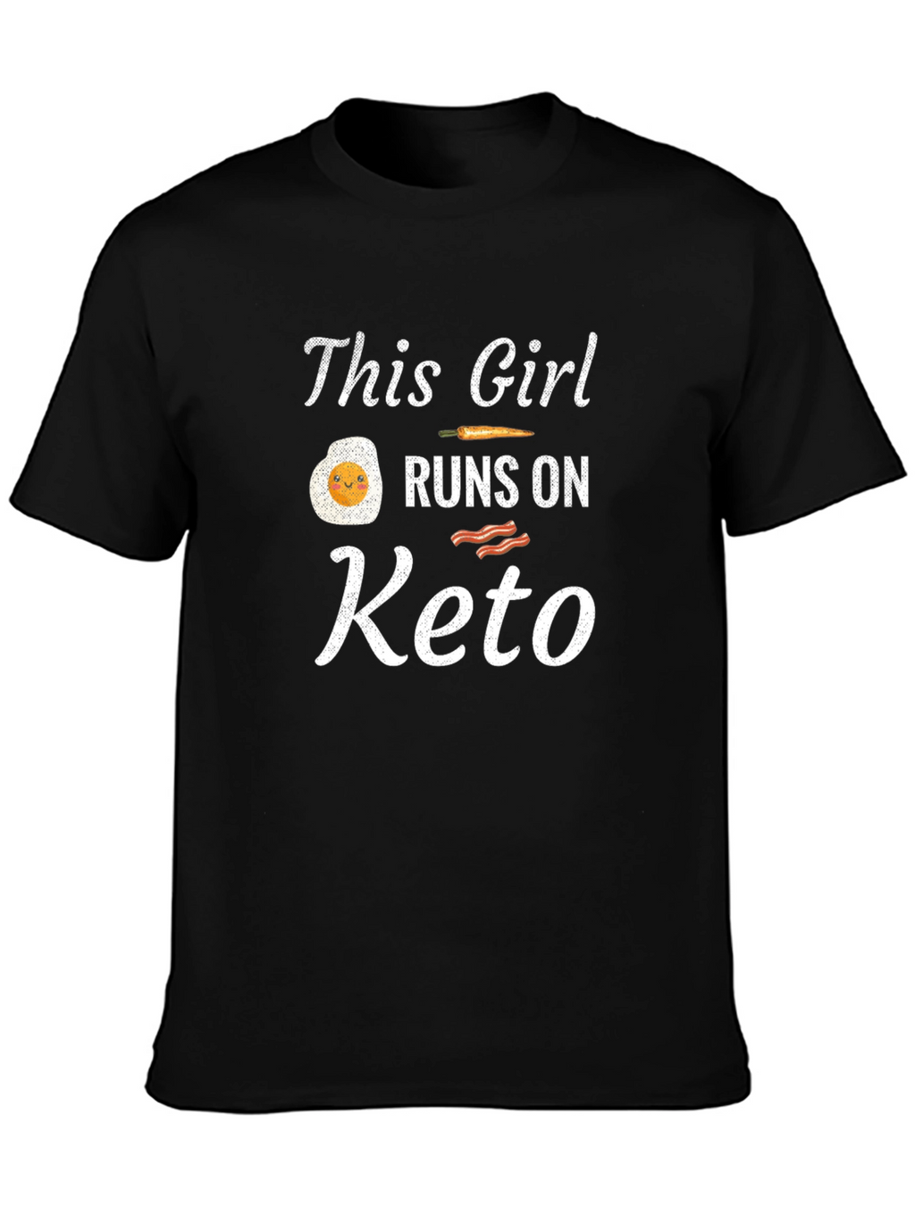 Keto Diet T-Shirt - Runs on Keto Graphic Tee