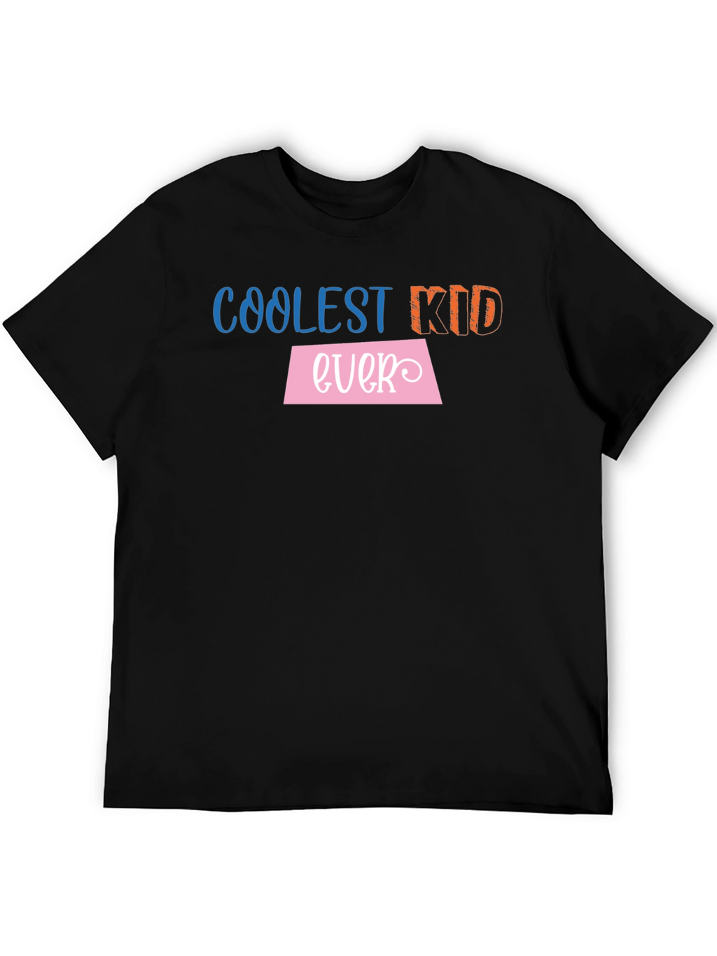 Coolest Kid Ever Black Graphic Tee