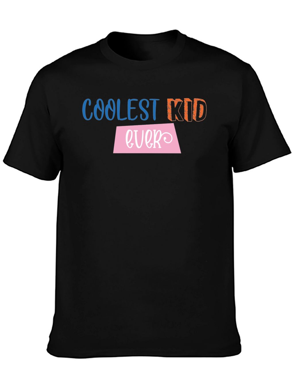 Coolest Kid Ever Black Graphic Tee