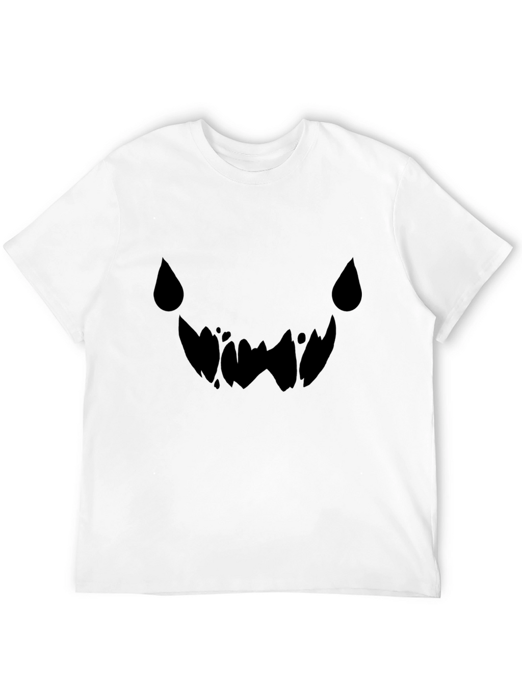 Spooky Grin Black Tee - Halloween Graphic T-Shirt