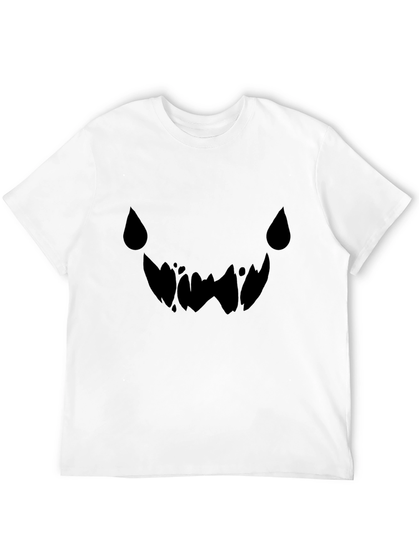 Spooky Grin Black Tee - Halloween Graphic T-Shirt