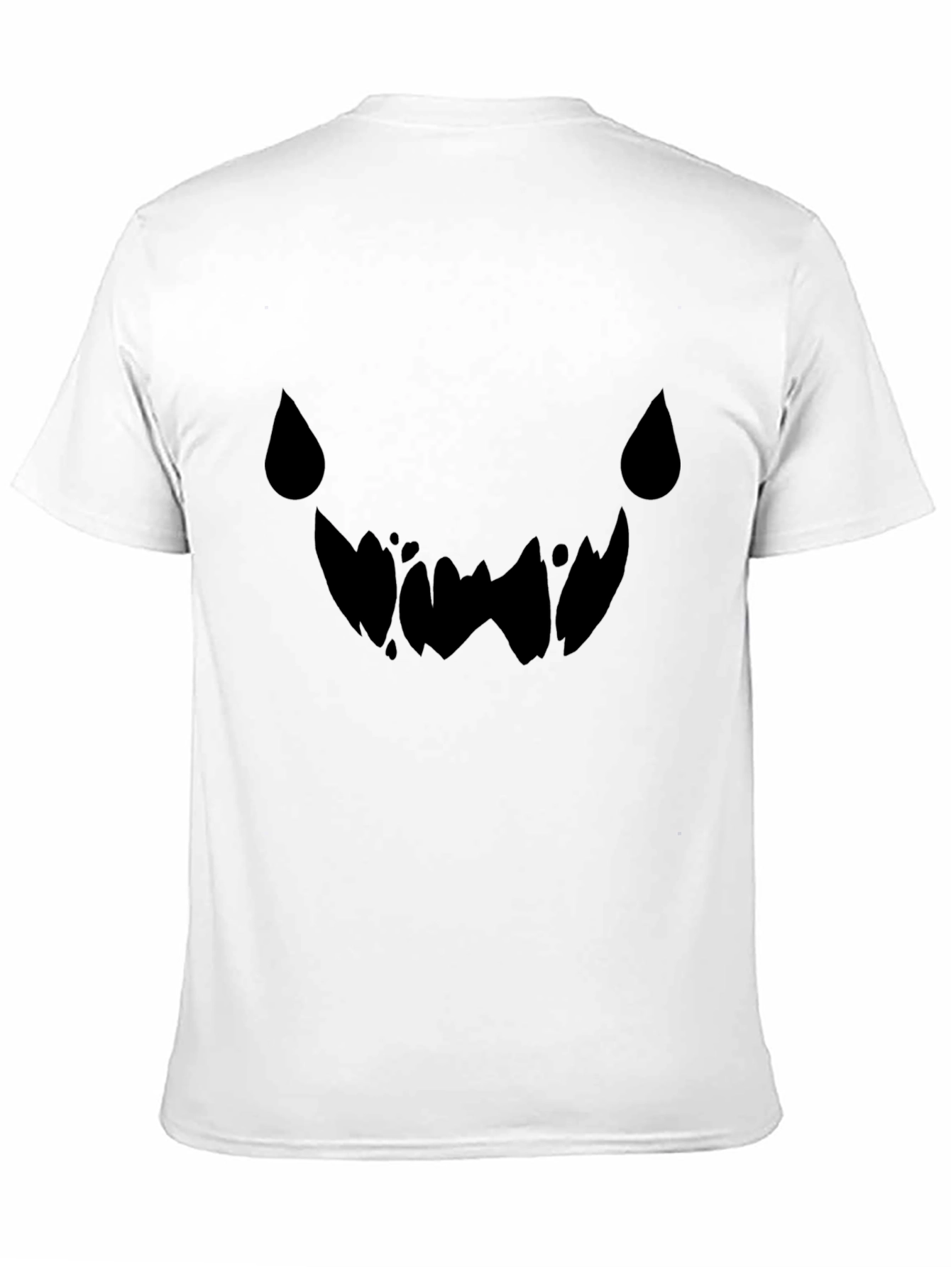 Spooky Grin Black Tee - Halloween Graphic T-Shirt