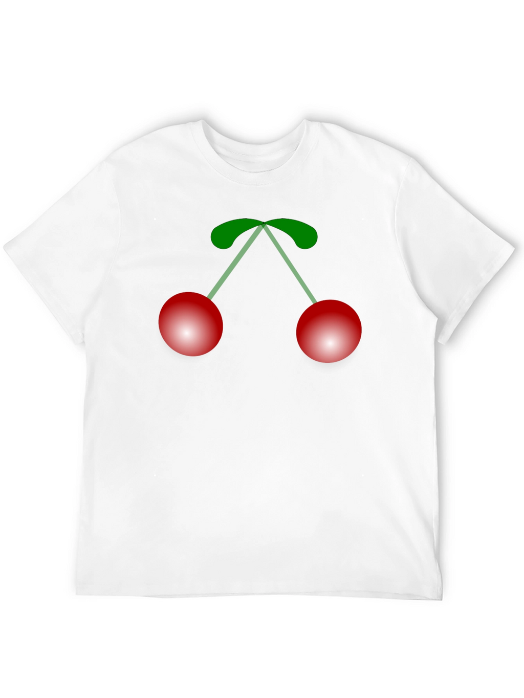 Cherry Graphic Black T-Shirt