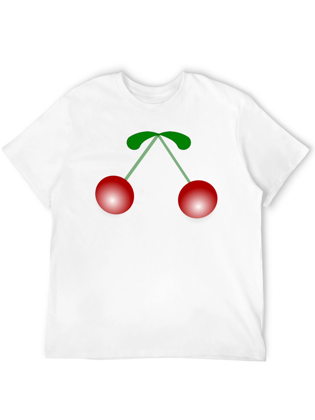 Cherry Graphic Black T-Shirt