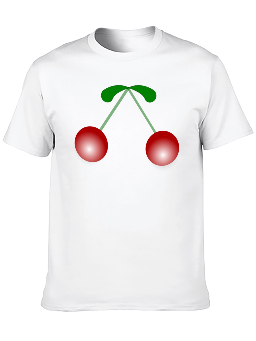 Cherry Graphic Black T-Shirt