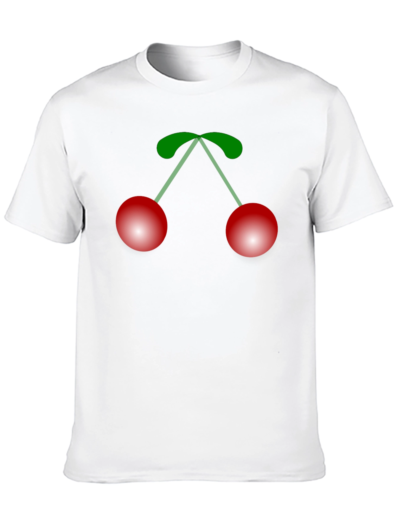 Cherry Graphic Black T-Shirt