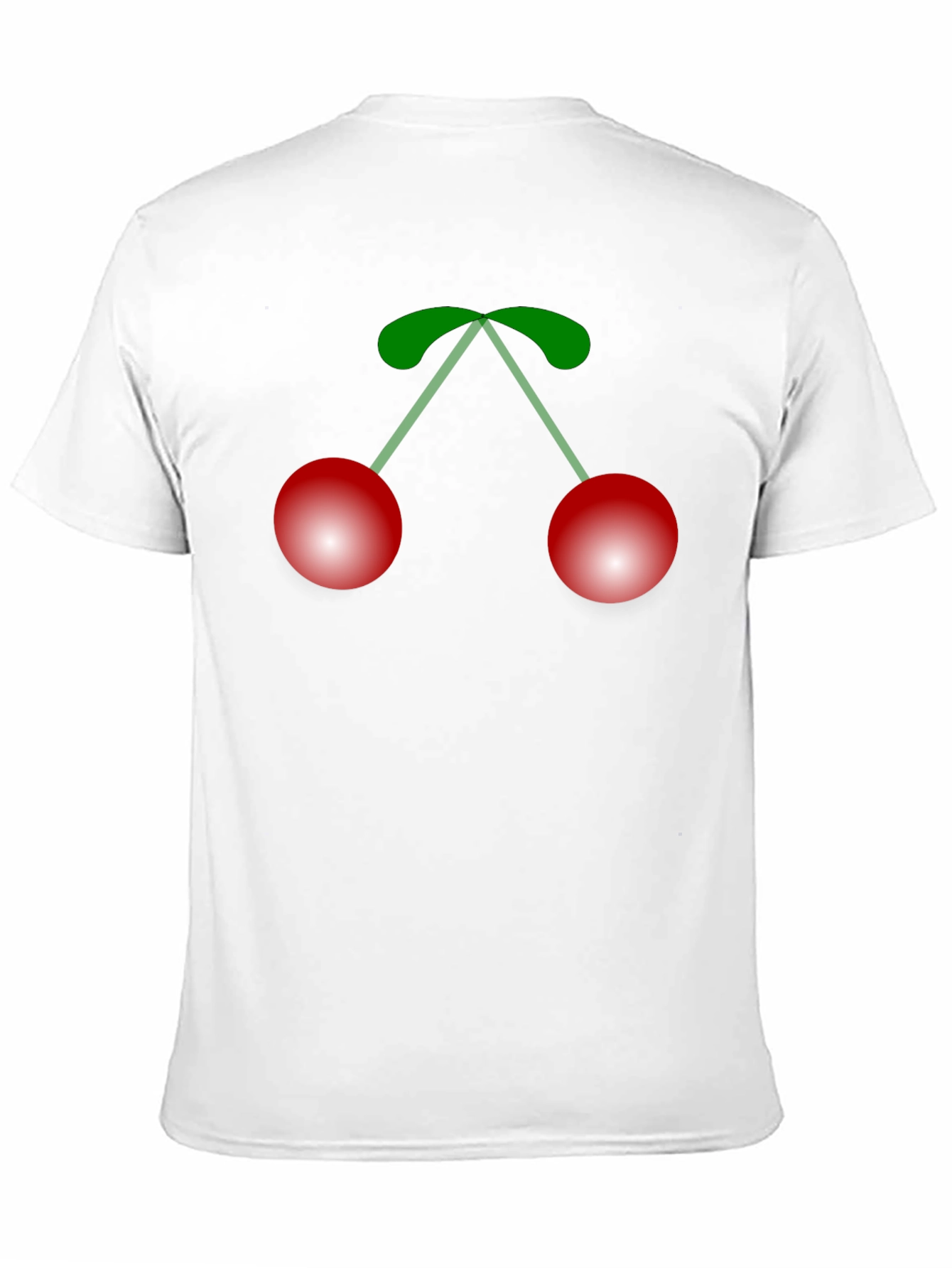 Cherry Graphic Black T-Shirt