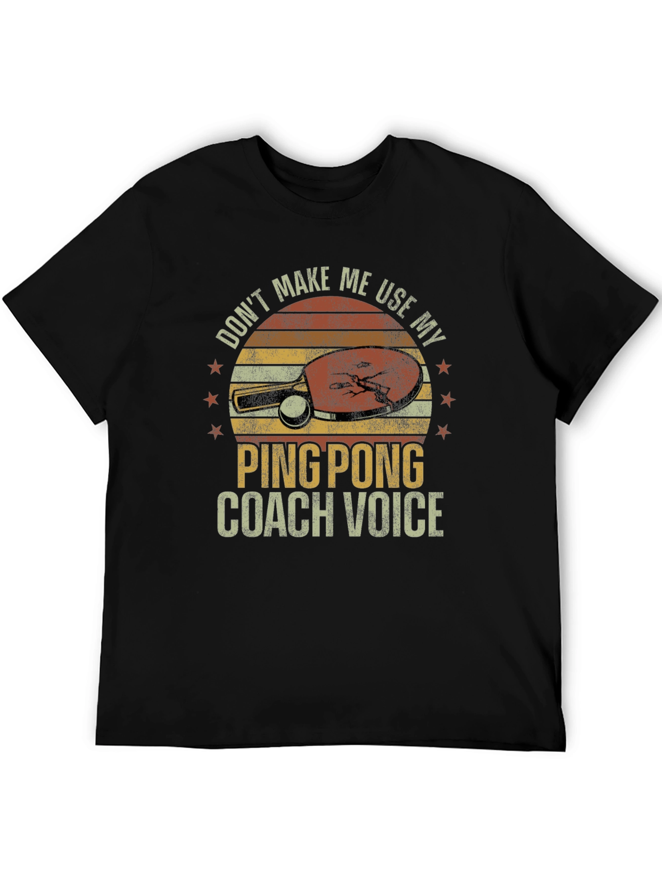 Ping Pong Coach T-Shirt - Funny Retro Design