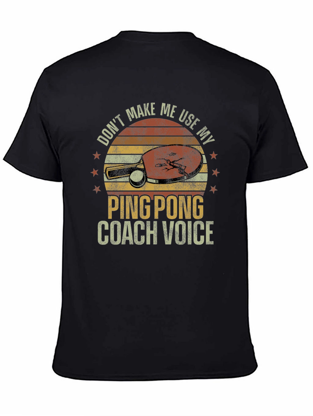 Ping Pong Coach T-Shirt - Funny Retro Design