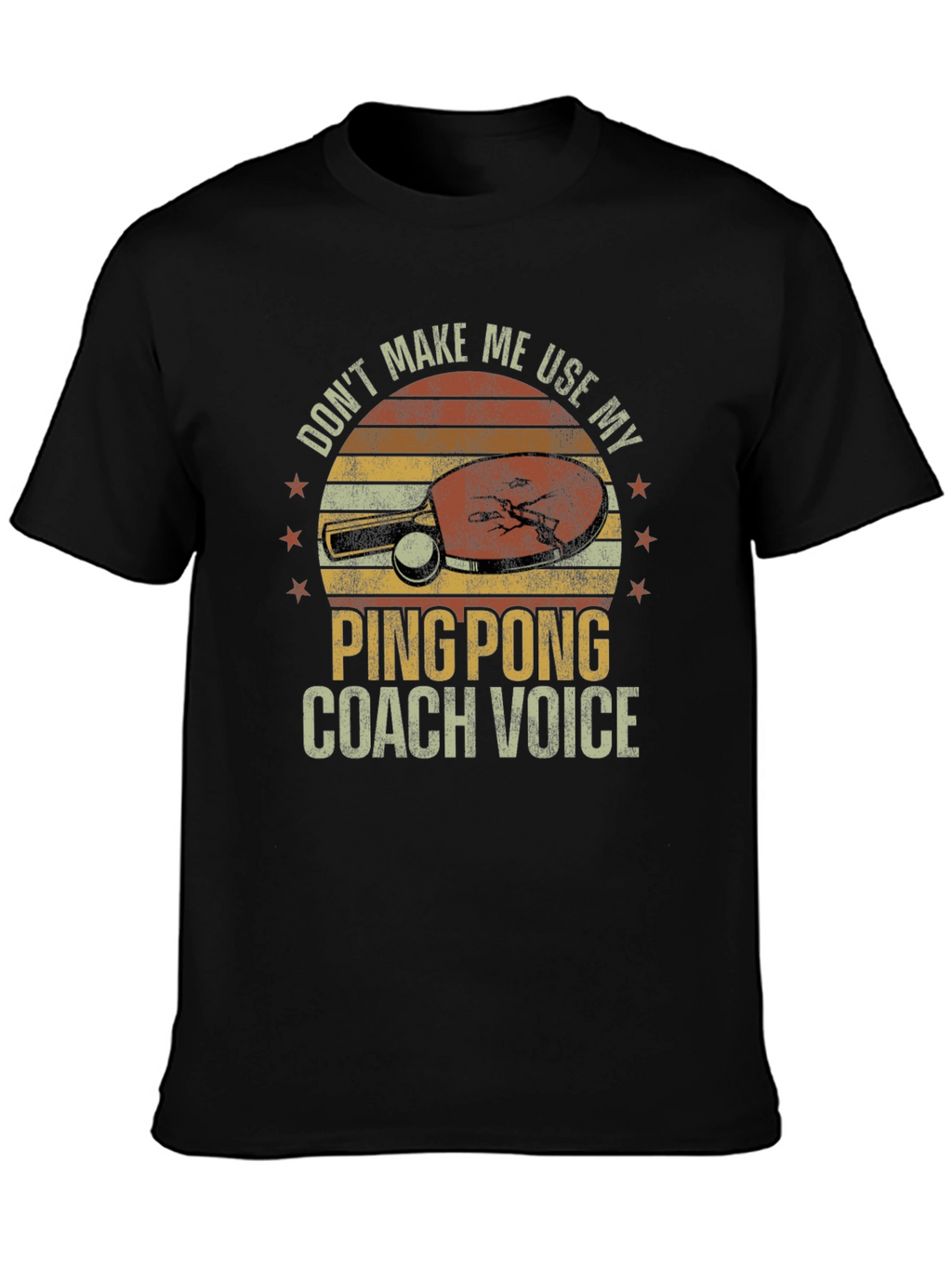 Ping Pong Coach T-Shirt - Funny Retro Design