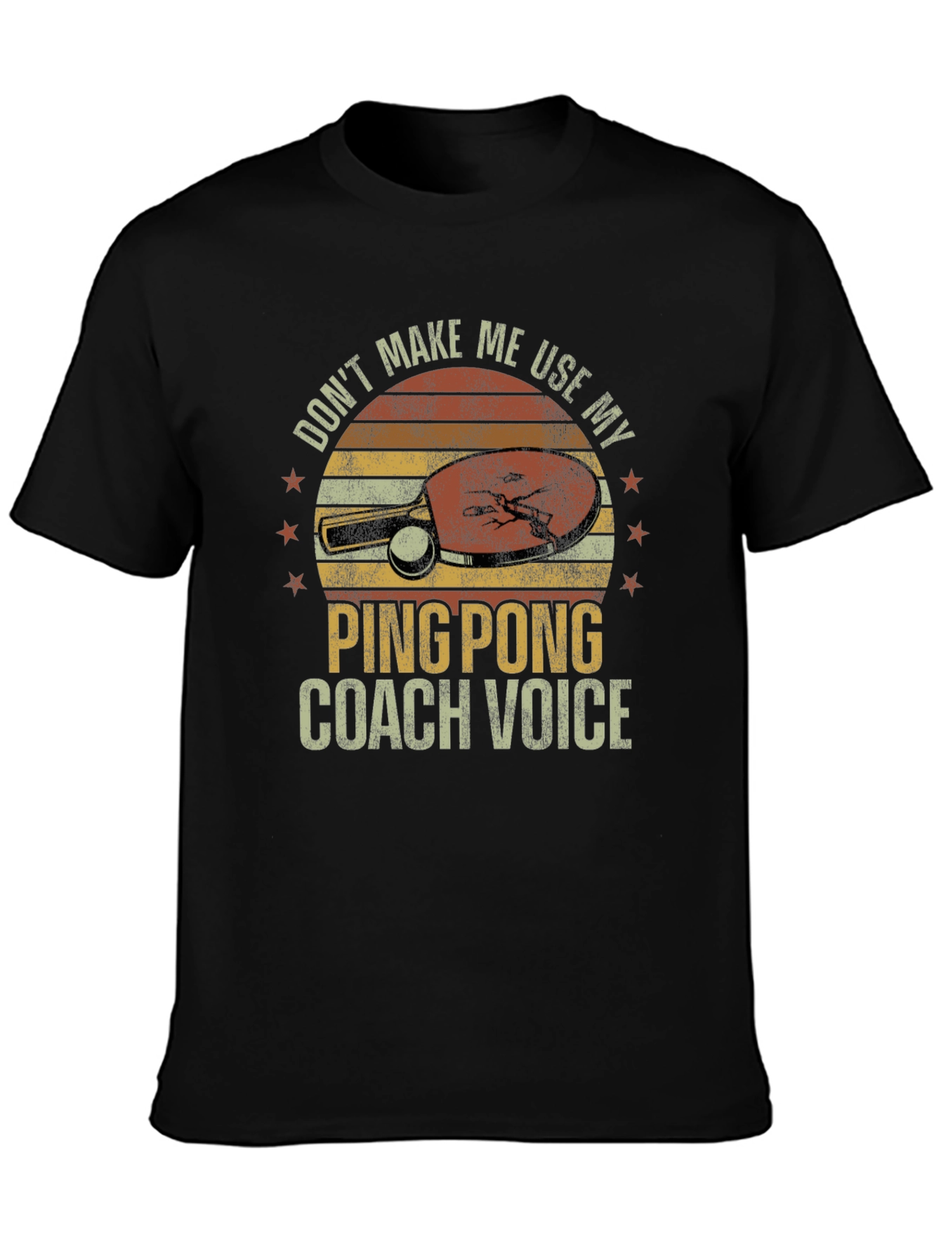 Ping Pong Coach T-Shirt - Funny Retro Design