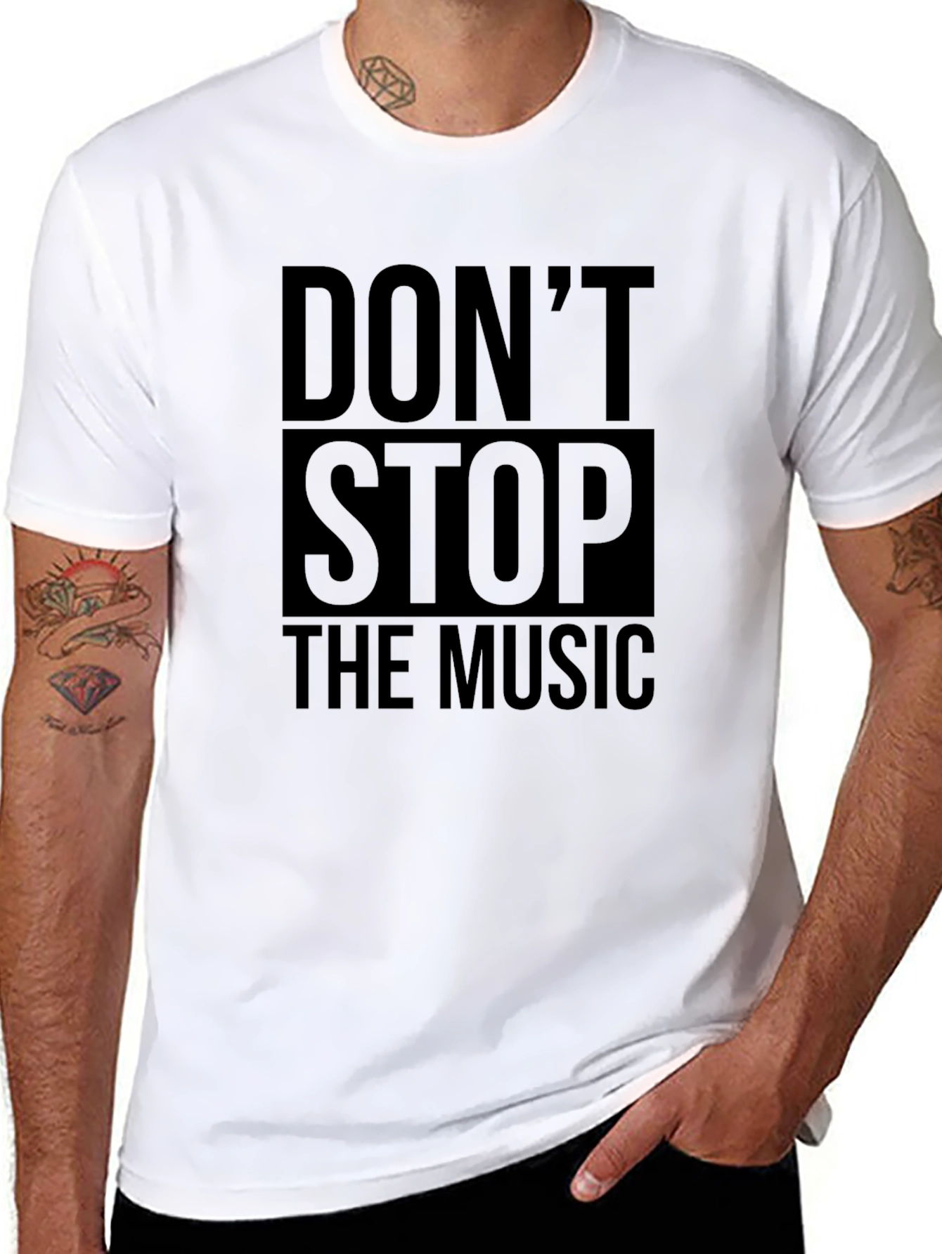 Dont Stop the Music Graphic Tee
