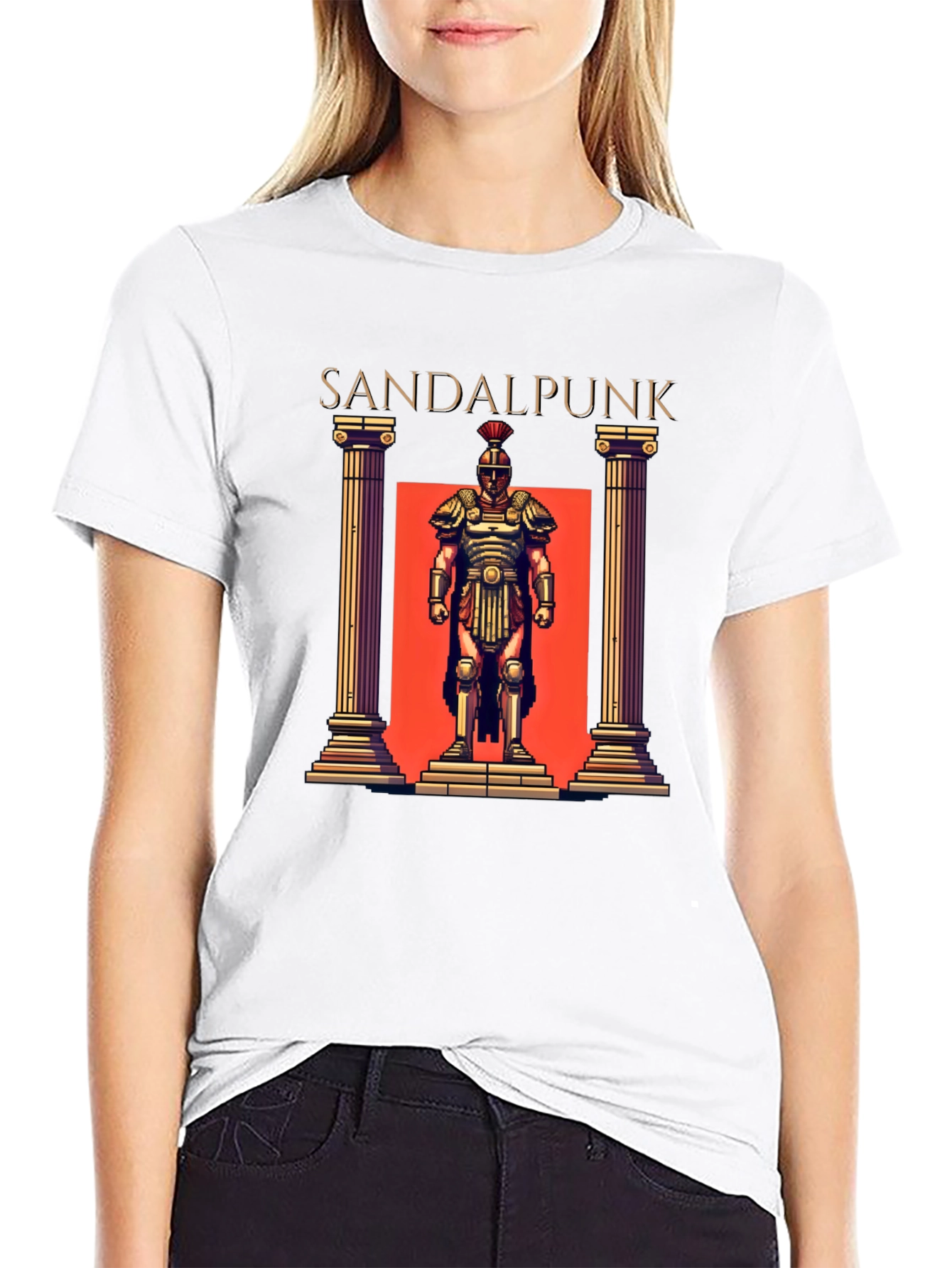 Sandpunk T-Shirt - Roman Gladiator Graphic Tee