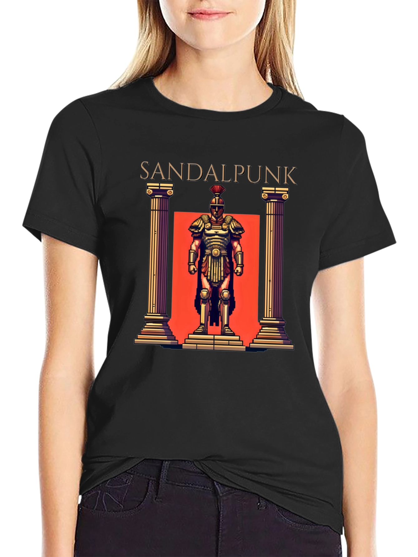 Sandpunk T-Shirt - Roman Gladiator Graphic Tee