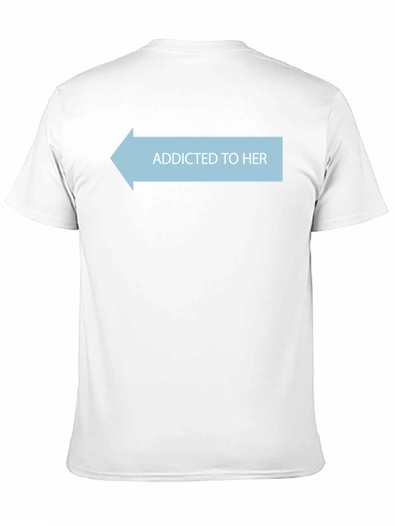 Addicted To Her Tee - Novelty Graphic T-Shirt