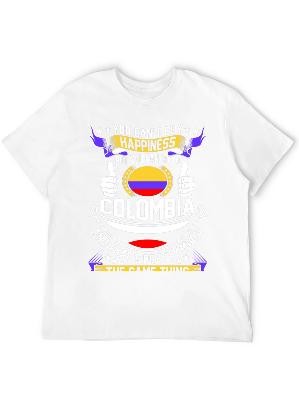 Colombia Happiness Graphic Tee