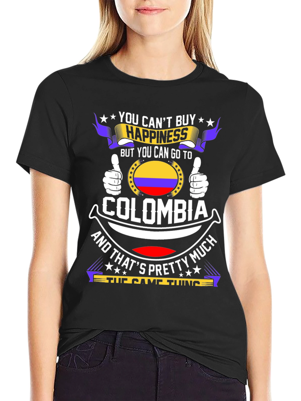 Colombia Happiness Graphic Tee