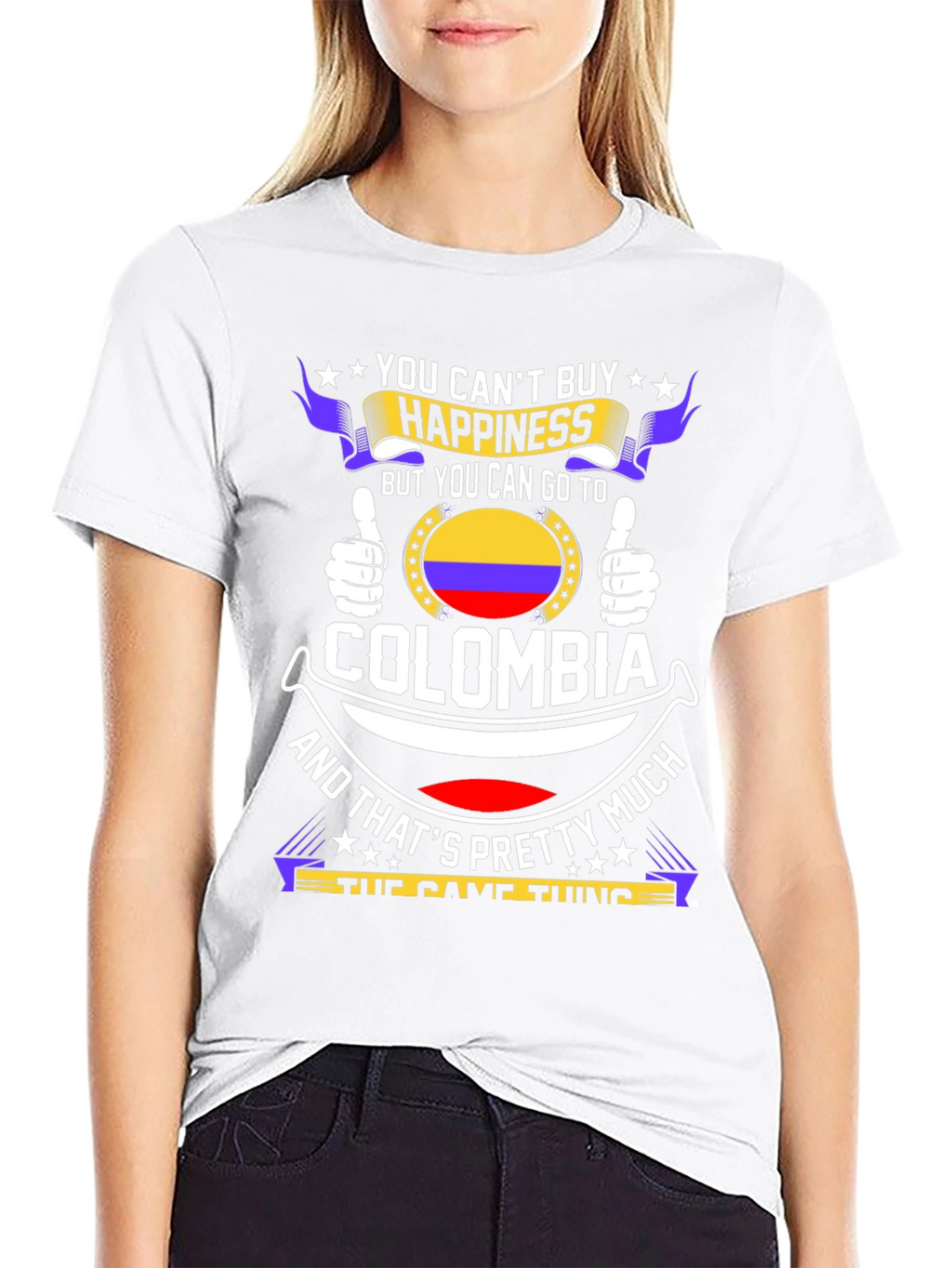Colombia Happiness Graphic Tee