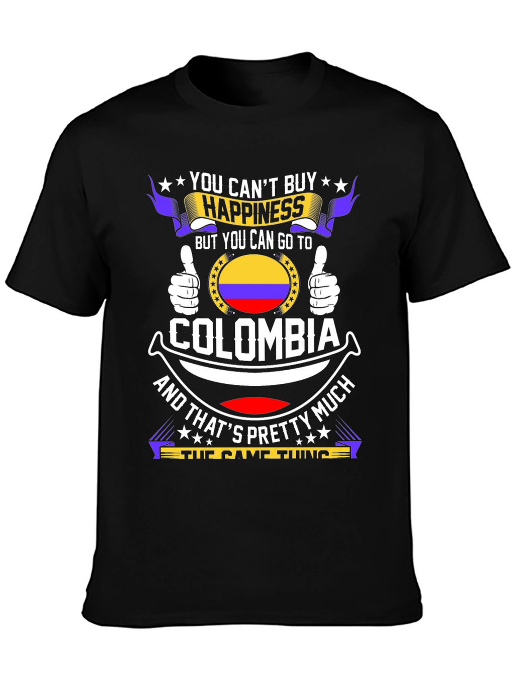 Colombia Happiness Graphic Tee