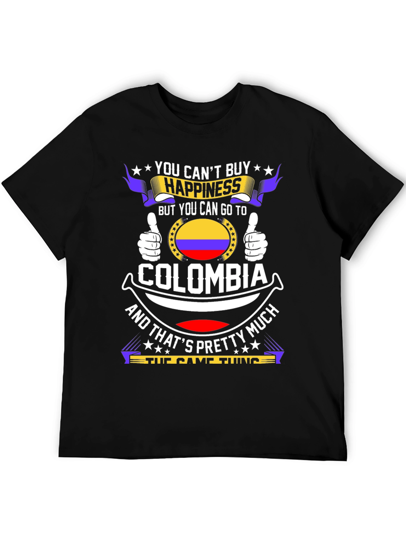 Colombia Happiness Graphic Tee